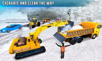 Grand Snow Excavator Sim truck capture d'écran 1