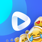Emoji Kreator wideo ikona