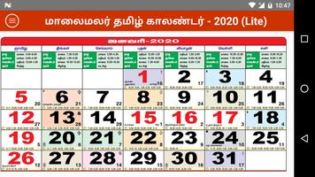 Maalaimalar Calendar Lite poster