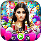 Birthday Video Maker With Music : Photo Slideshow ícone