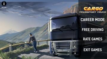 Cargo Transport Truck پوسٹر