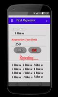 Text Repeater Cartaz