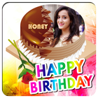 Birthday Photo Maker with Name icône