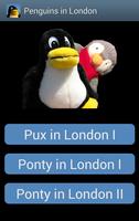 Pinguine in London Plakat