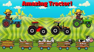 Magnifique tracteur! Affiche