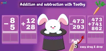 Add and Subtract with Toothy