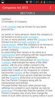 Companies Act 2013 Screenshot 3