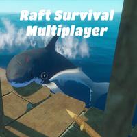 Raft survival Mutliplayer 3D Plakat