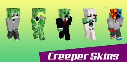 skin horror boy green creeper screenshot 2