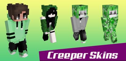 skin horror boy green creeper screenshot 3