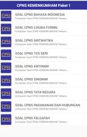 Soal CPNS 2021 (KEMENKUMHAM) スクリーンショット 1