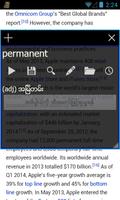 Myanmar Clipboard Dictionary ( imagem de tela 2