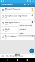 Drone Checklist Affiche