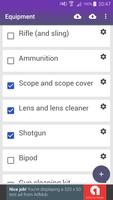 Hunting Checklist screenshot 1