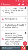 Wedding Checklist capture d'écran 1