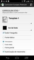 Curriculum vitae europeu FREE スクリーンショット 1