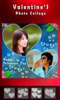 Valentine Day Photo Collage Maker Affiche