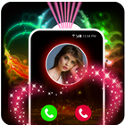 Love Color Caller Screen with Flashlight on Call icône