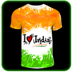 Indian Flag T Shirt Photo Suit - Photo Maker icône