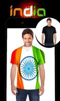 Indian Flag T Shirt Photo Suit - Photo Maker capture d'écran 2