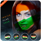 Indian Flag on Photo – Photo Morphing icône