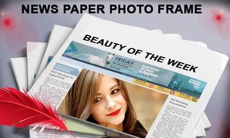 News Paper Photo Frame Affiche