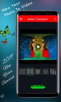 New Year Video Maker - Photo To Video Maker پوسٹر