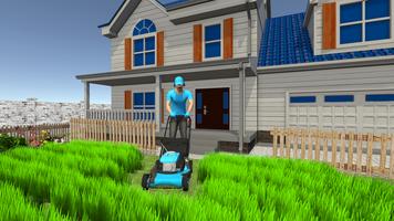 Mowing Simulator Lawn Cutting poster