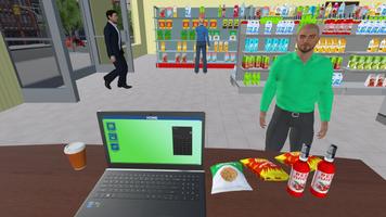 Supermarket business simulator Affiche
