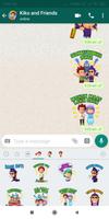 Kiko and Friends Whatsapp Sticker capture d'écran 3