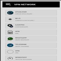 VPN NETWORK الملصق