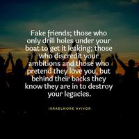 Fake Friends Quotes پوسٹر