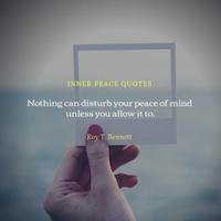 Inner Peace Quotes poster
