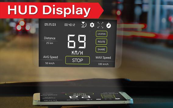GPS离线数位车速表和里程表HUD Pro 截图 3
