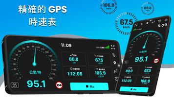 時速表和里程表: GPS測速, 最高速限警告 海報