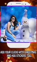 Chirstmas Profile Photo Frame Maker Affiche