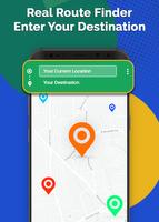 پوستر Voice GPS Route Finder: Map Na