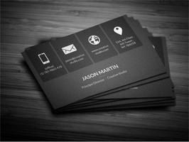 Business Card Design -Free Business Card Templates Plakat