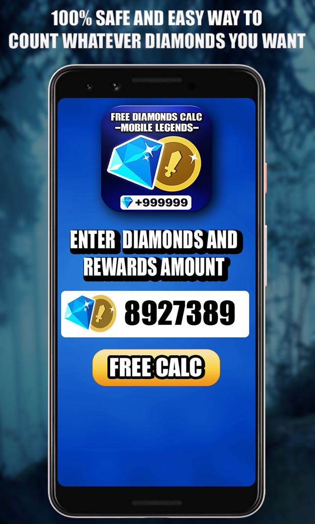 Free Diamonds Calc For Mobile Legends : Bang Bang Ð´Ð»Ñ ... - 