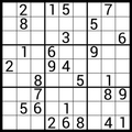 Sudoku puzzle