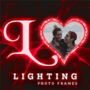 Lighting Text Photo Frames APK