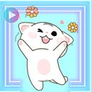 Mochi Peach Cat Stickers animé APK