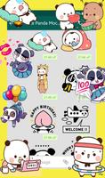 Cute Mochi Panda Stickers for Whatsapp capture d'écran 1