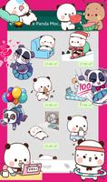 Cute Mochi Panda Stickers for Whatsapp capture d'écran 2