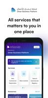 Oman Business Platform poster