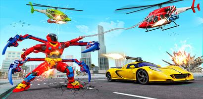 Spider Robot Game Car Fighting Affiche