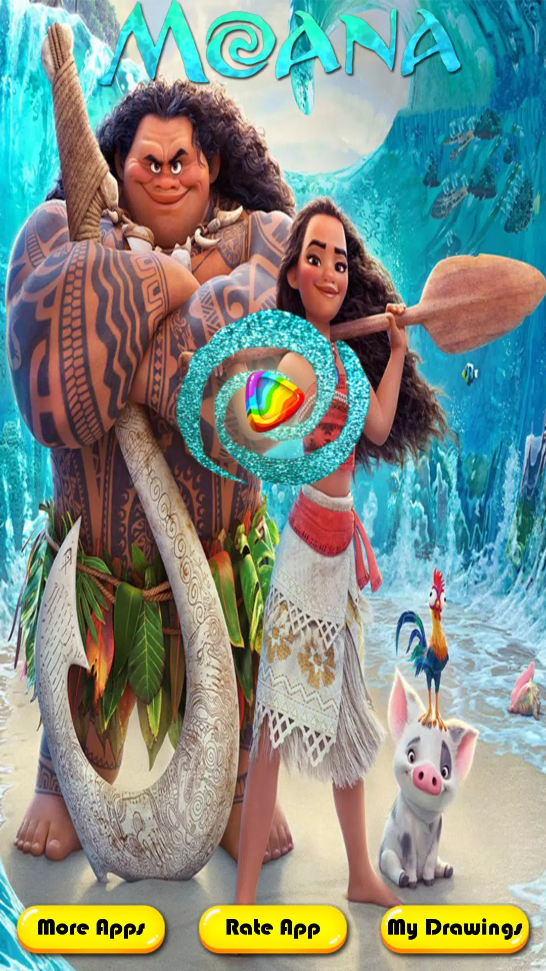 moana coloring vaiana APK for Android Download