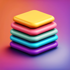Block Pile 3D icône