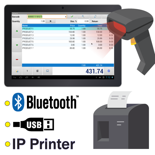 POS-Point of Sale With Barcode