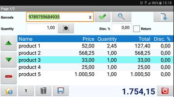 پوستر POS-Point of Sale With Barcode